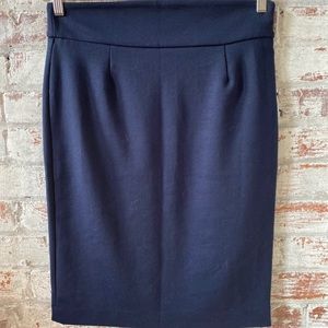 Navy stretch skirt